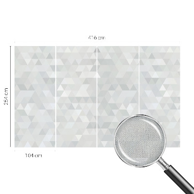 Zelfklevend fotobehang op maat Grijs patroon