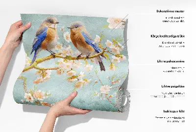 Zelfklevend fotobehang op maat met een grijs patroon