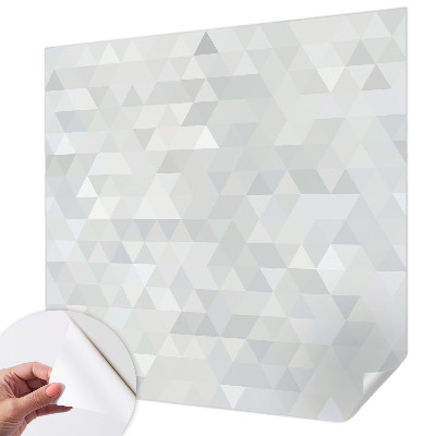 Zelfklevend fotobehang op maat Grijs patroon