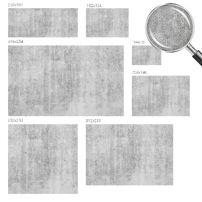 Zelfklevende behangsticker met print van een betonnen muur