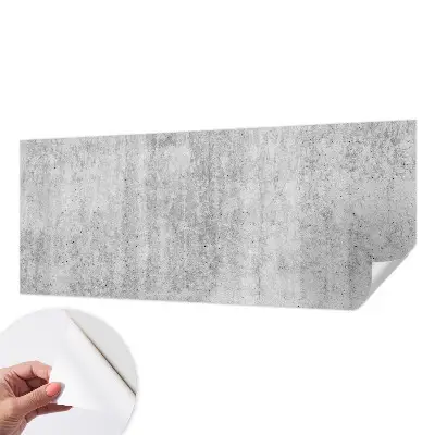 Zelfklevende behangsticker met print van een betonnen muur