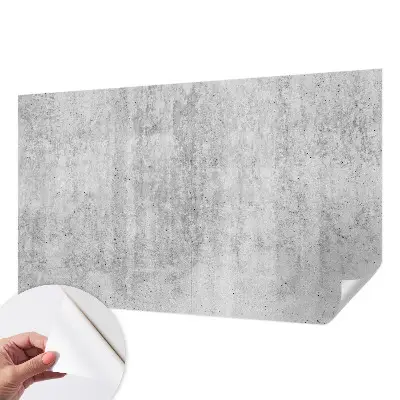 Zelfklevende behangsticker met print van een betonnen muur