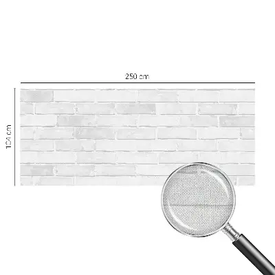 3D fotobehang met print van een bakstenen muur