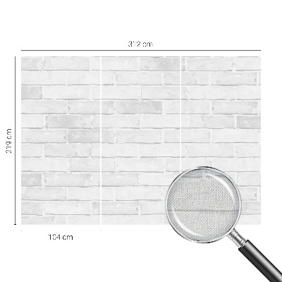 3D fotobehang Bakstenen muur