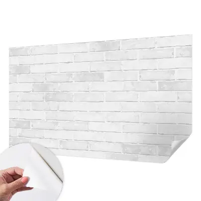3D fotobehang met print van een bakstenen muur