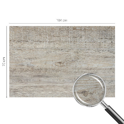 Fotobehang kinderkamer met houten ringen voor ophangen