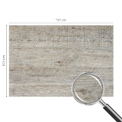 Fotobehang kinderkamer met houten ringen voor ophangen