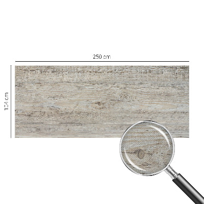 Fotobehang kinderkamer met houten ringen voor ophangen