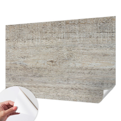 Fotobehang kinderkamer met houten ringen voor ophangen