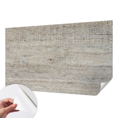 Fotobehang kinderkamer met houten ringen voor ophangen