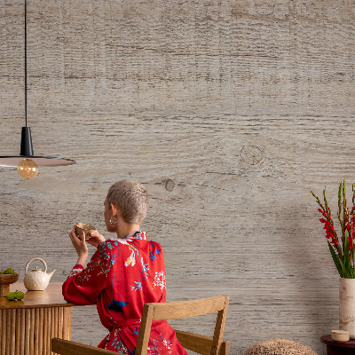 Fotobehang kinderkamer Houten ringen