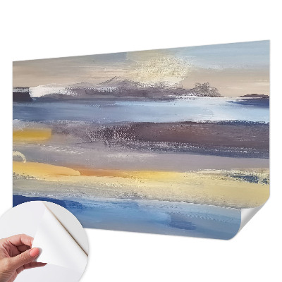 Foto behang voor de kinderkamer met een vredig landschap