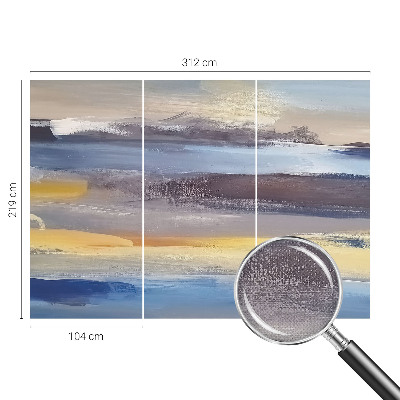 Foto behang voor de kinderkamer met een vredig landschap
