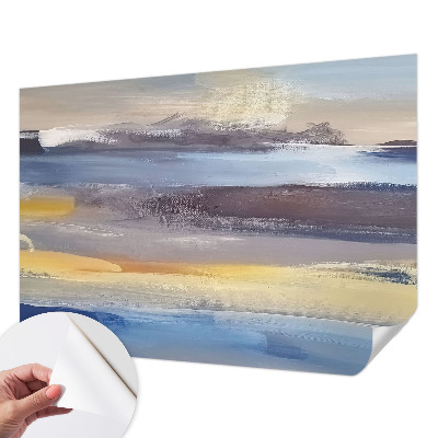 Foto behang voor de kinderkamer met een vredig landschap