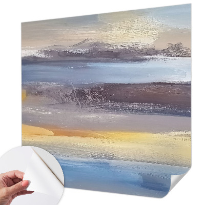 Foto behang voor de kinderkamer met een vredig landschap