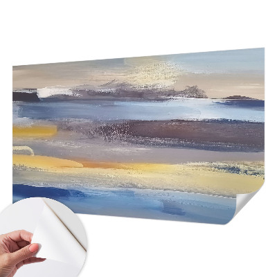 Foto behang voor de kinderkamer met een vredig landschap