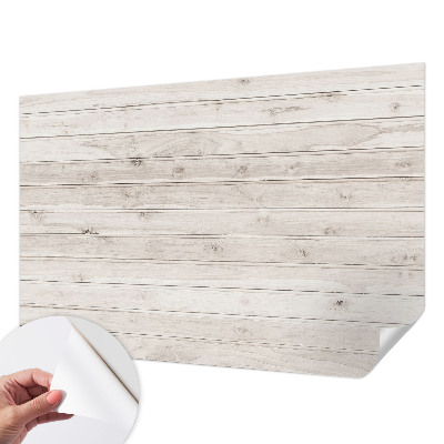 Fotobehang tienerkamer met natuurlijk houtmotief