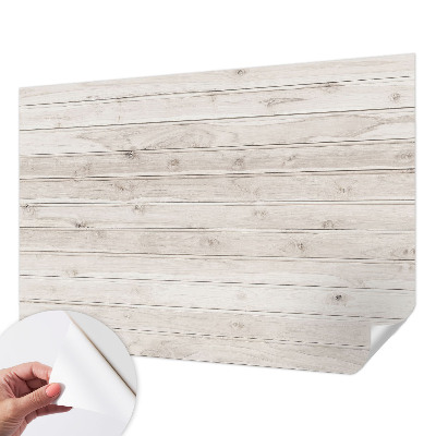 Fotobehang tienerkamer met natuurlijk houtmotief
