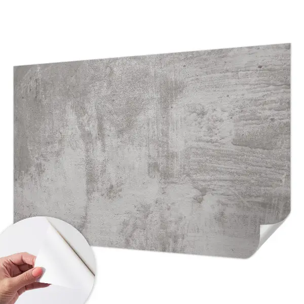 Zelfklevend fotobehang met een ruw betonmotief