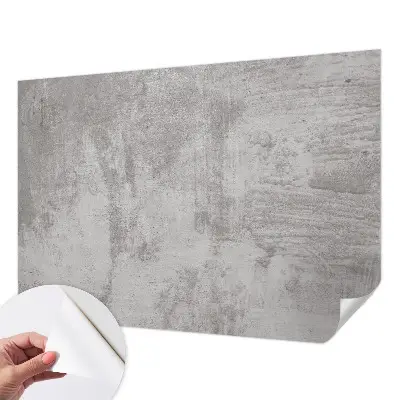 Zelfklevend fotobehang met een ruw betonmotief