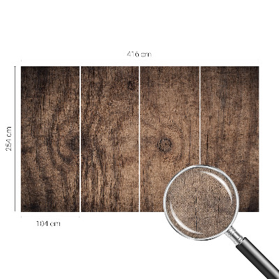 Fotobehang zelfklevend met een rustiek houten motief