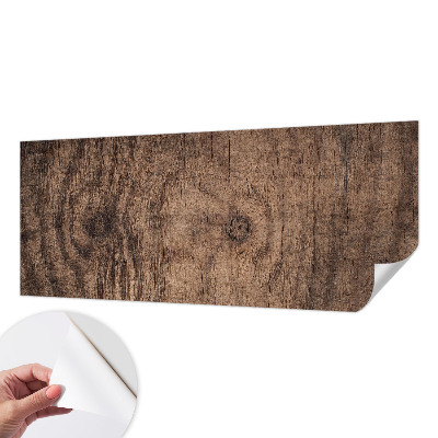 Fotobehang zelfklevend met een rustiek houten motief