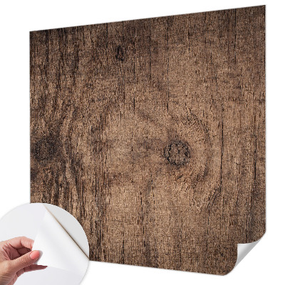 Fotobehang zelfklevend met een rustiek houten motief