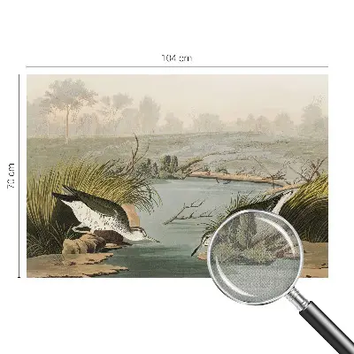 Fotobehang tienerkamer met een vredig landschap