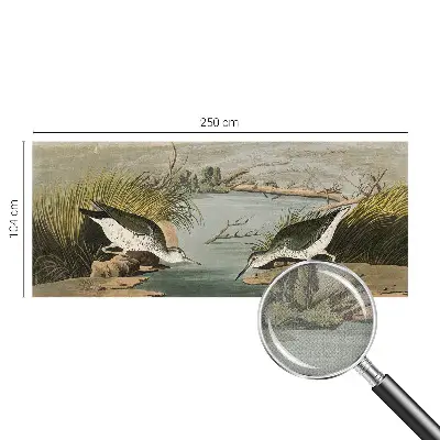 Fotobehang tienerkamer met een vredig landschap