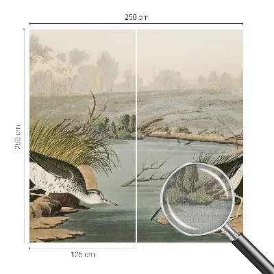 Fotobehang tienerkamer met een vredig landschap