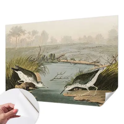 Fotobehang tienerkamer met een vredig landschap