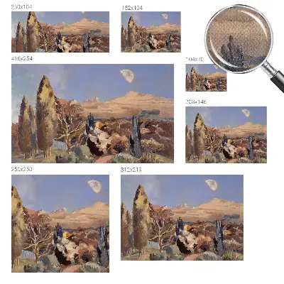 Zelfklevend fotobehang op maat met een boslandschap print