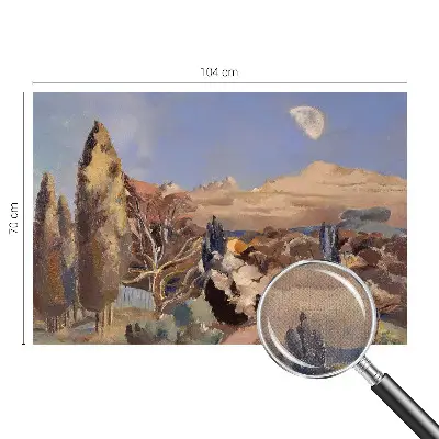 Zelfklevend fotobehang op maat met een boslandschap print