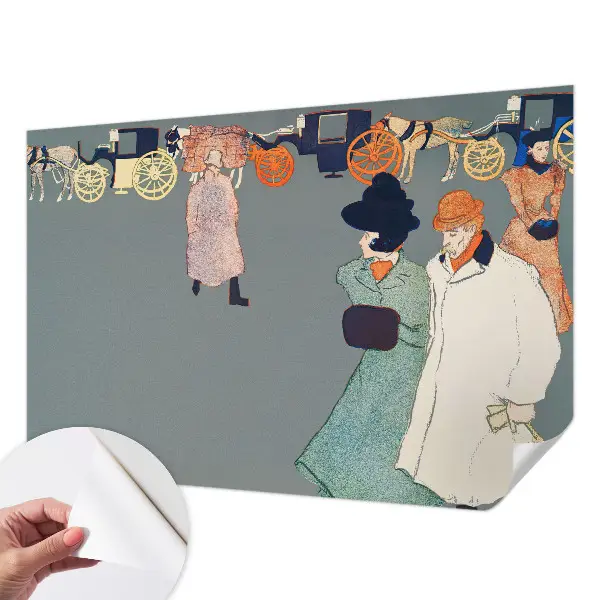 Fotobehang kinderkamer met een thema van coachkostuums