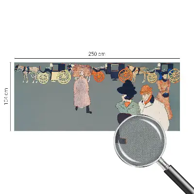 Fotobehang kinderkamer met een thema van coachkostuums