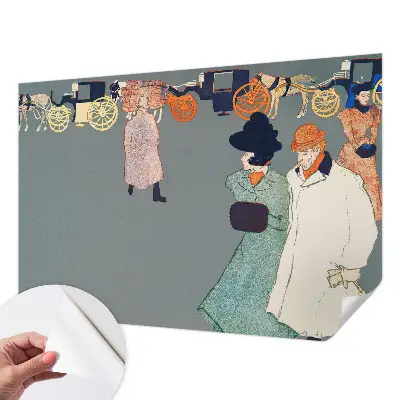 Fotobehang kinderkamer met een thema van coachkostuums