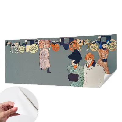 Fotobehang kinderkamer met een thema van coachkostuums