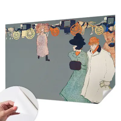 Fotobehang kinderkamer met een thema van coachkostuums