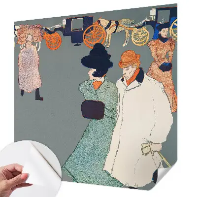 Fotobehang kinderkamer met een thema van coachkostuums