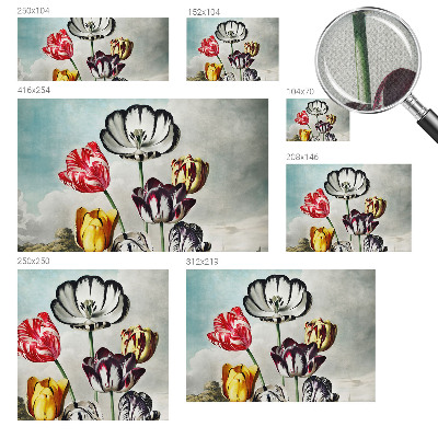 Fotobehang tienerkamer Kleurrijke tulpen