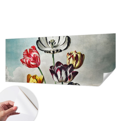 Fotobehang tienerkamer Kleurrijke tulpen