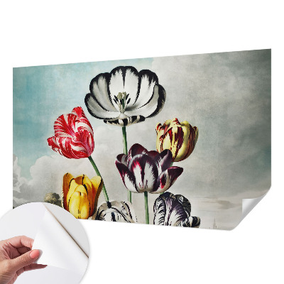 Fotobehang tienerkamer Kleurrijke tulpen