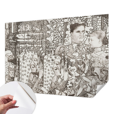 Foto behang voor de keuken Bloemenportretten