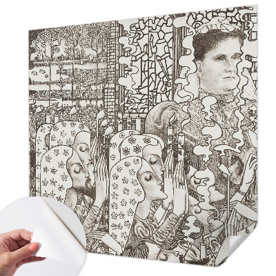 Foto behang voor de keuken Bloemenportretten