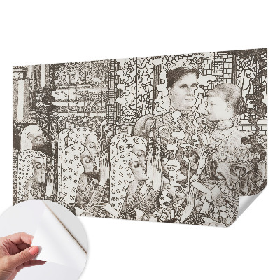 Foto behang voor de keuken Bloemenportretten