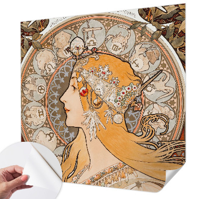 Fotobehang zelfklevend met zodiacalistisch geïnspireerd ontwerp