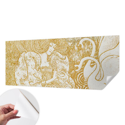 Zelfklevend fotobehang op maat Vrouwelijke elegantie