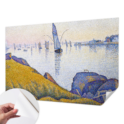 Zelfklevende behangsticker met zeilreflectie