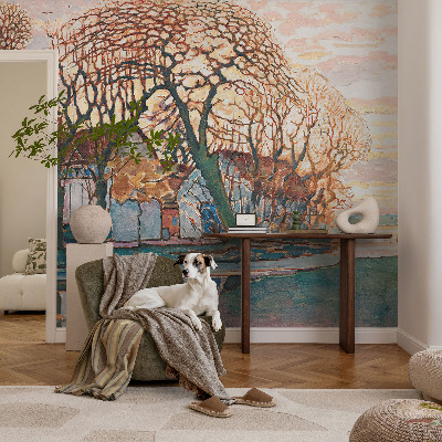 Fotobehang kinderkamer Idyllisch landschap