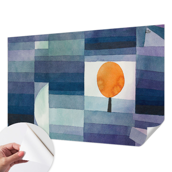 3D fotobehang met een abstracte boom